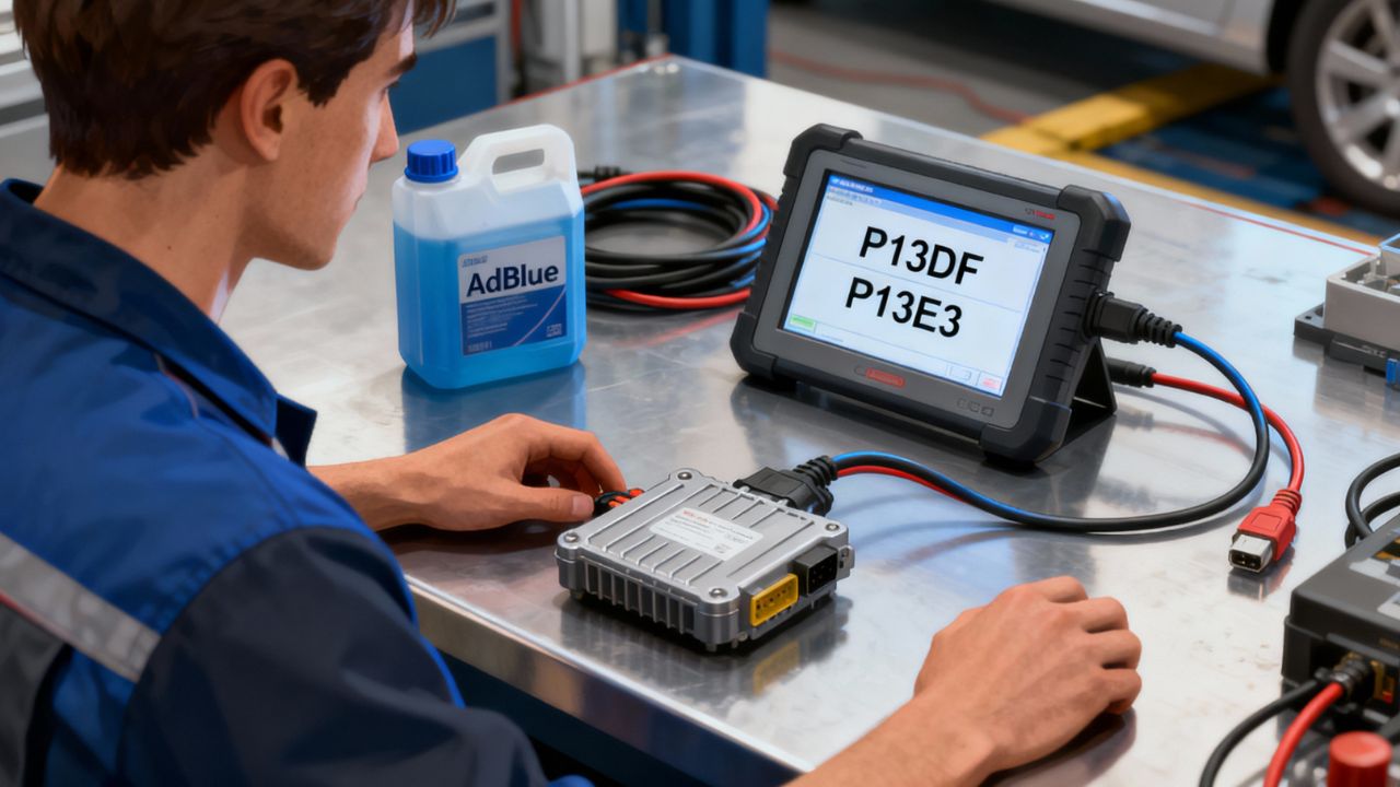 P13DF / P13E3: fallo interno de la centralita AdBlue